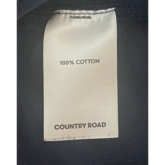 Country Road Boy’s Organically Grown Cotton Polo Short Sleeve Shirt Navy Size 10 - Picture 8 of 8